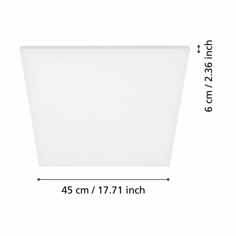 Taklampa Turcona - 450x450 mm - Belysning - Inomhusbelysning & lampor - Taklampor & takbelysning - Plafond