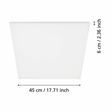 Taklampa Turcona - 450x450 mm - Belysning - Inomhusbelysning & lampor - Taklampor & takbelysning - Plafond