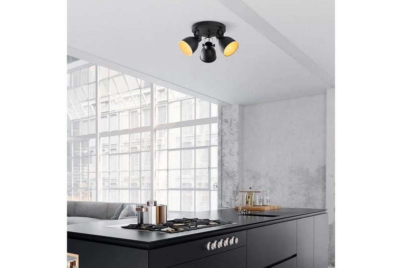 Taklampa Tyka Svart - Svart - Belysning - Inomhusbelysning & lampor - Taklampor & takbelysning - Plafond
