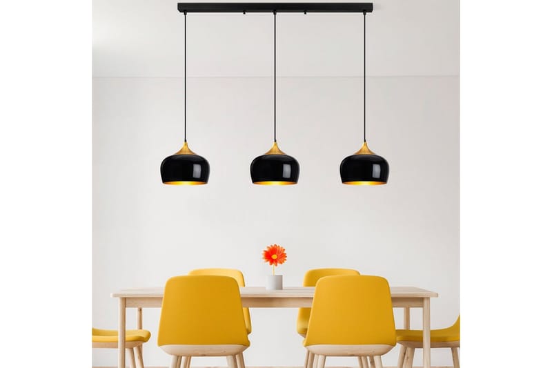 Taklampa Valen Svart - Svart - Belysning - Inomhusbelysning & lampor - Taklampor & takbelysning - Kökslampa & pendellampa