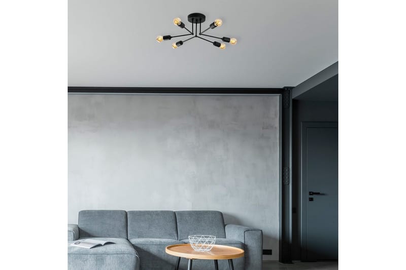 Taklampa Vilsa Svart - Svart - Belysning - Inomhusbelysning & lampor - Taklampor & takbelysning - Plafond