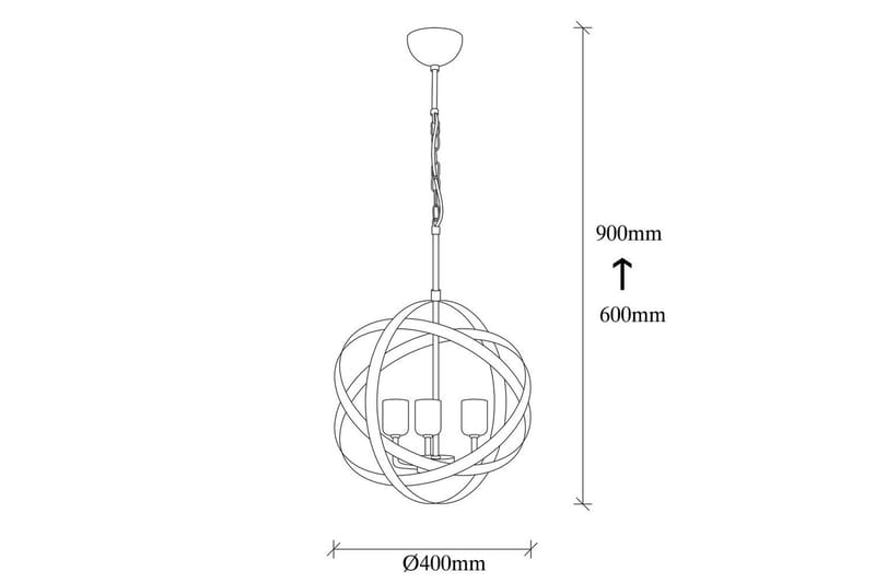 Taklampa Voroa Rany / Svart - Rany / Svart - Belysning - Inomhusbelysning & lampor - Taklampor & takbelysning - Kökslampa & pendellampa