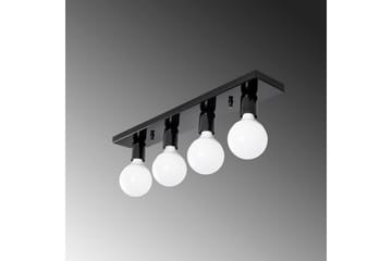 Taklampa Wostra Svart / Vit - Svart / Vit - Belysning - Inomhusbelysning & lampor - Taklampor & takbelysning - Plafond