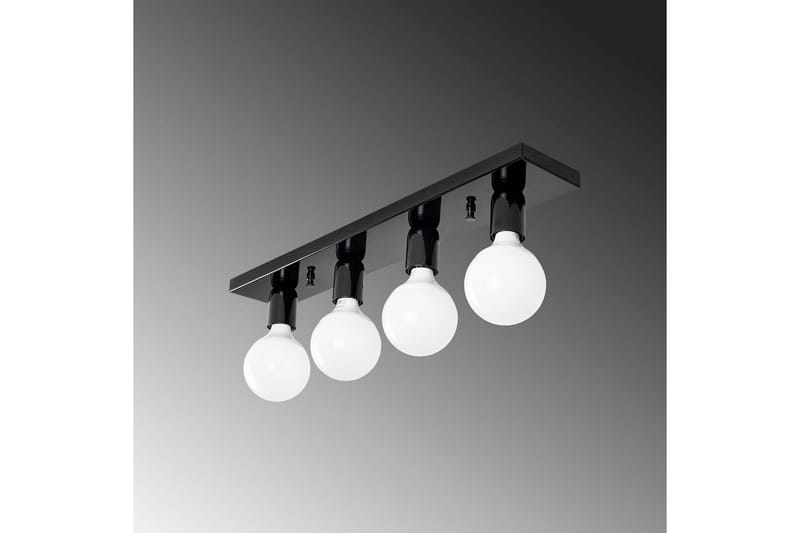 Taklampa Wostra Svart / Vit - Svart / Vit - Belysning - Inomhusbelysning & lampor - Taklampor & takbelysning - Plafond