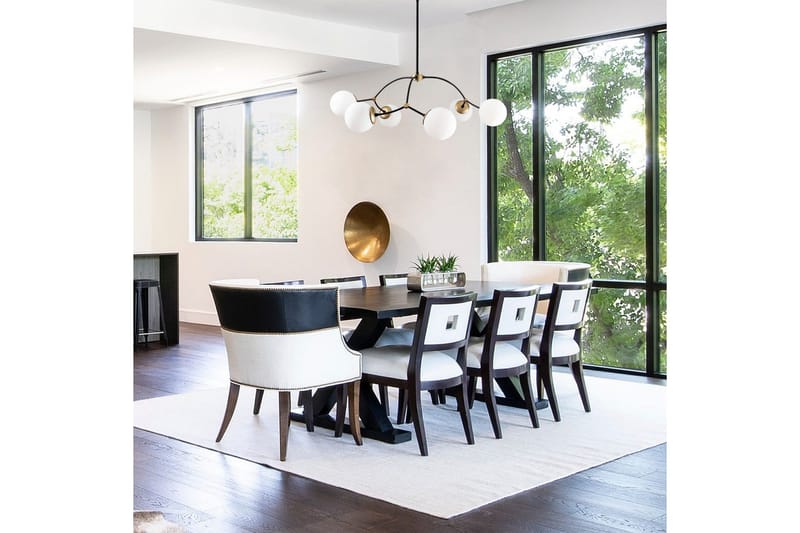 Taklampa Yenda Vit / Svart - Svart/Vit - Belysning - Inomhusbelysning & lampor - Taklampor & takbelysning - Kökslampa & pendellampa