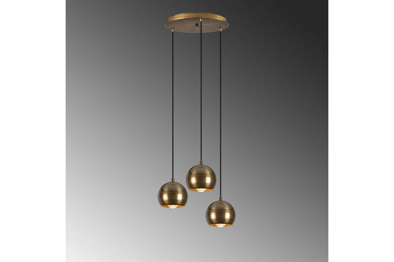 Taklampa Zana Vintage Jaromere Tre - Guld - Belysning - Inomhusbelysning & lampor - Taklampor & takbelysning - Kökslampa & pendellampa