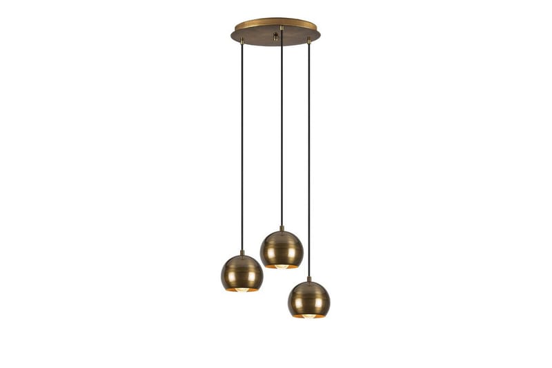 Taklampa Zana Vintage Jaromere Tre - Guld - Belysning - Inomhusbelysning & lampor - Taklampor & takbelysning - Kökslampa & pendellampa