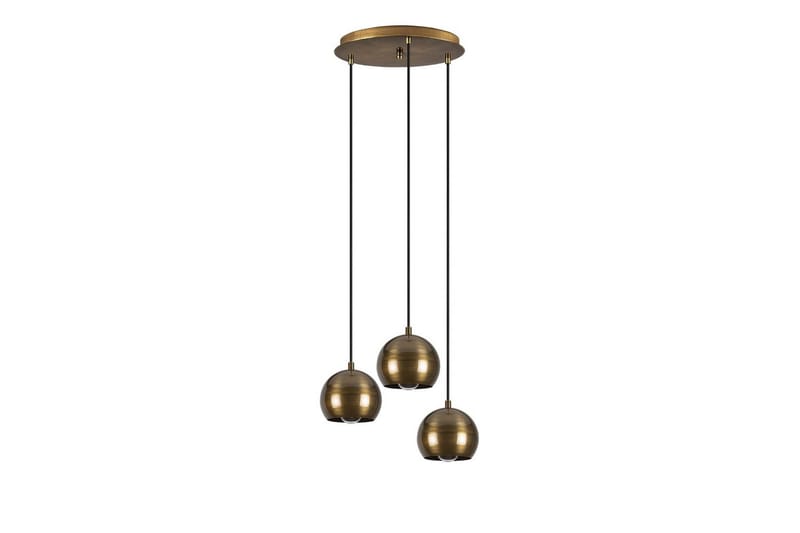 Taklampa Zana Vintage Jaromere Tre - Guld - Belysning - Inomhusbelysning & lampor - Taklampor & takbelysning - Kökslampa & pendellampa