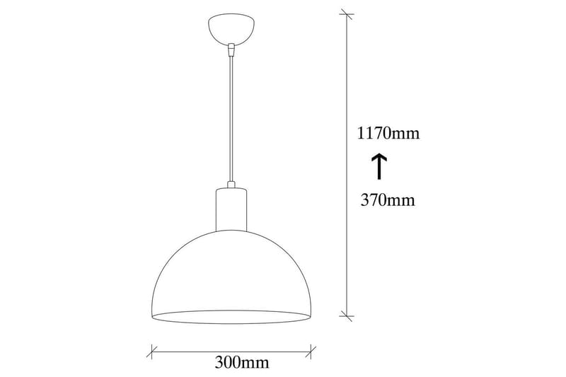 Taklampa Zephyra Svart / Rany - Svart - Belysning - Inomhusbelysning & lampor - Taklampor & takbelysning - Kökslampa & pendellampa