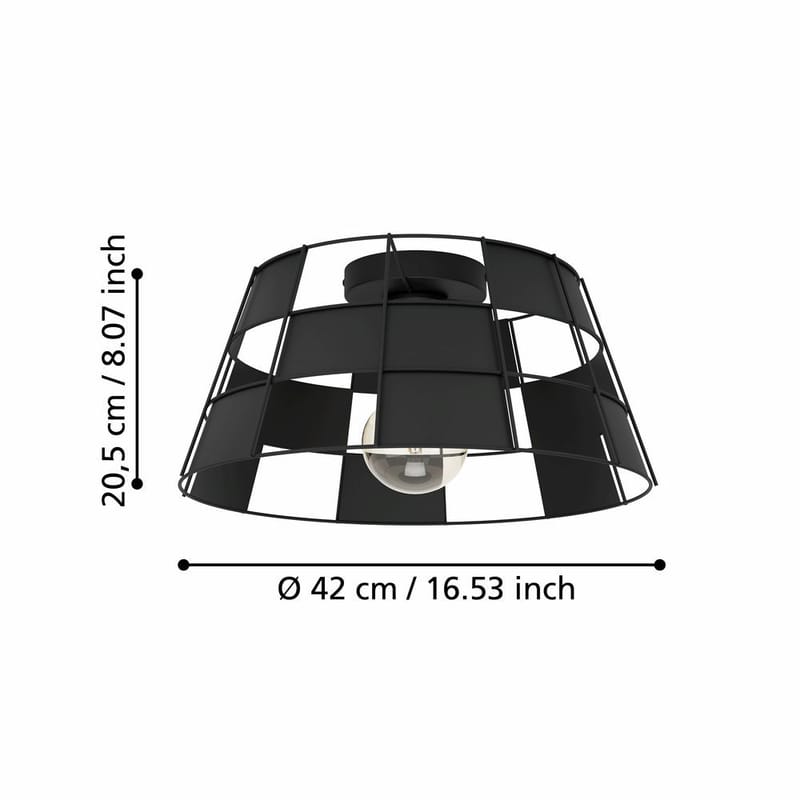 Taklampa Pontefract - 42 cm - Belysning - Inomhusbelysning & lampor - Taklampor & takbelysning - Plafond