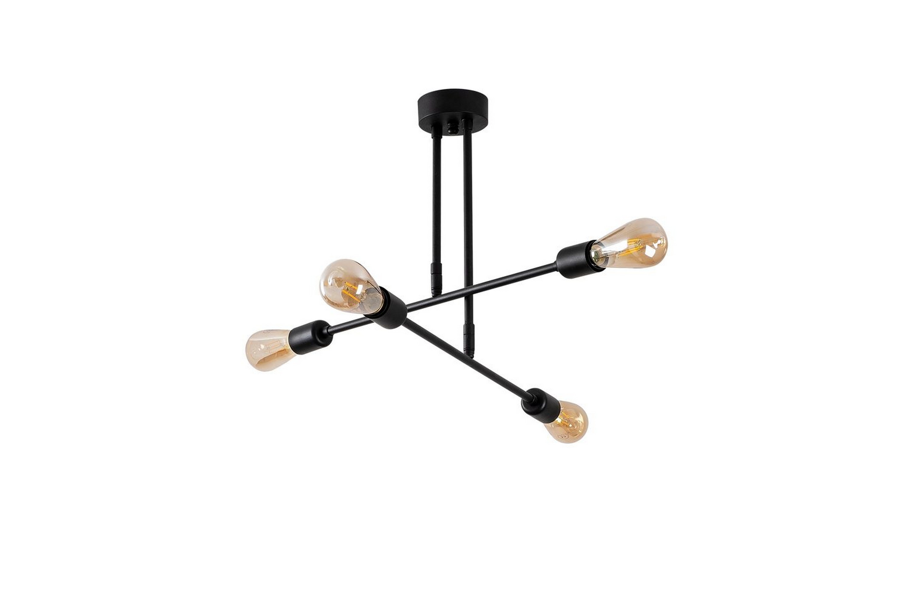 Taklampa Pareek Svart - Svart