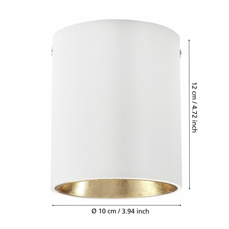 Taklampa Polasso - Vit/Guld - Belysning - Inomhusbelysning & lampor - Taklampor & takbelysning - Plafond