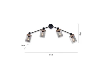 Taklampa Pasqual - 110x25x114 cm - Belysning - Inomhusbelysning & lampor - Taklampor & takbelysning - Plafond
