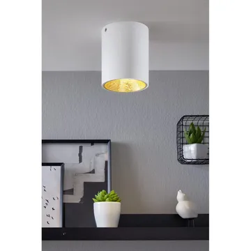 Taklampa Polasso - Vit/Guld - Belysning - Inomhusbelysning & lampor - Taklampor & takbelysning - Plafond