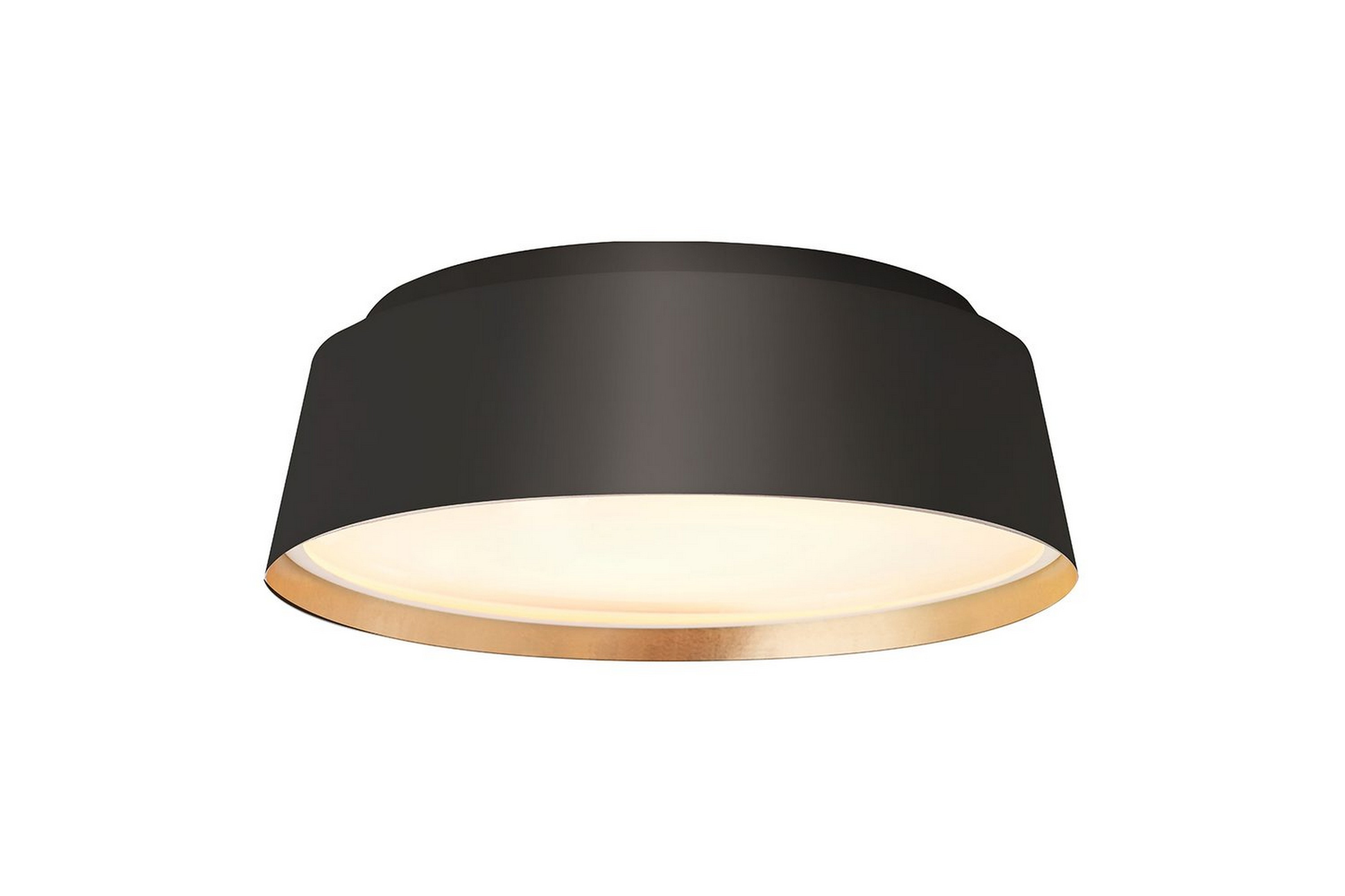 Takmonterad Feiss Asher Midnattsvart & Guld - Midnattsvart & Guld