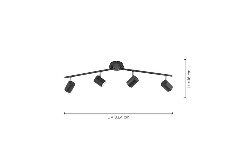 Tarik Just Light Taklampa - Anthracite Grey - Belysning - Inomhusbelysning & lampor - Taklampor & takbelysning - Plafond