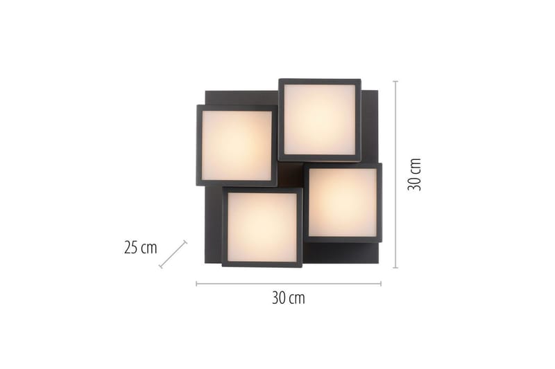 Tetris Just Light Taklampa - Black - Belysning - Inomhusbelysning & lampor - Taklampor & takbelysning - Plafond