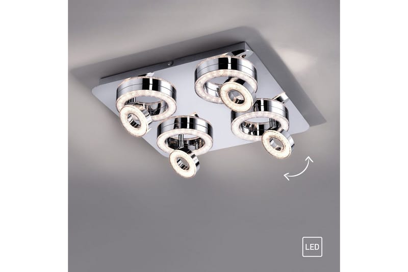 Tim Just Light Taklampa - Chrome - Belysning - Inomhusbelysning & lampor - Taklampor & takbelysning - Plafond