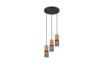 Tosh Taklampa 3L E27 mattsvart - Natur/Matt svart - Belysning - Inomhusbelysning & lampor - Taklampor & takbelysning - Kökslampa & pendellampa