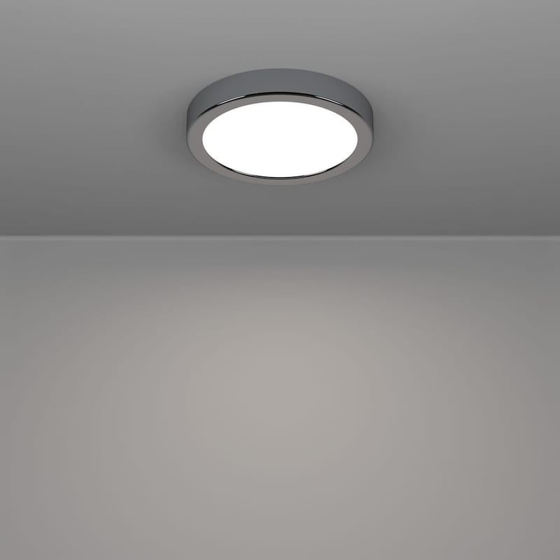 Utanpåliggande lampa Fueva Rund - Krom - Belysning - Inomhusbelysning & lampor - Taklampor & takbelysning - Plafond