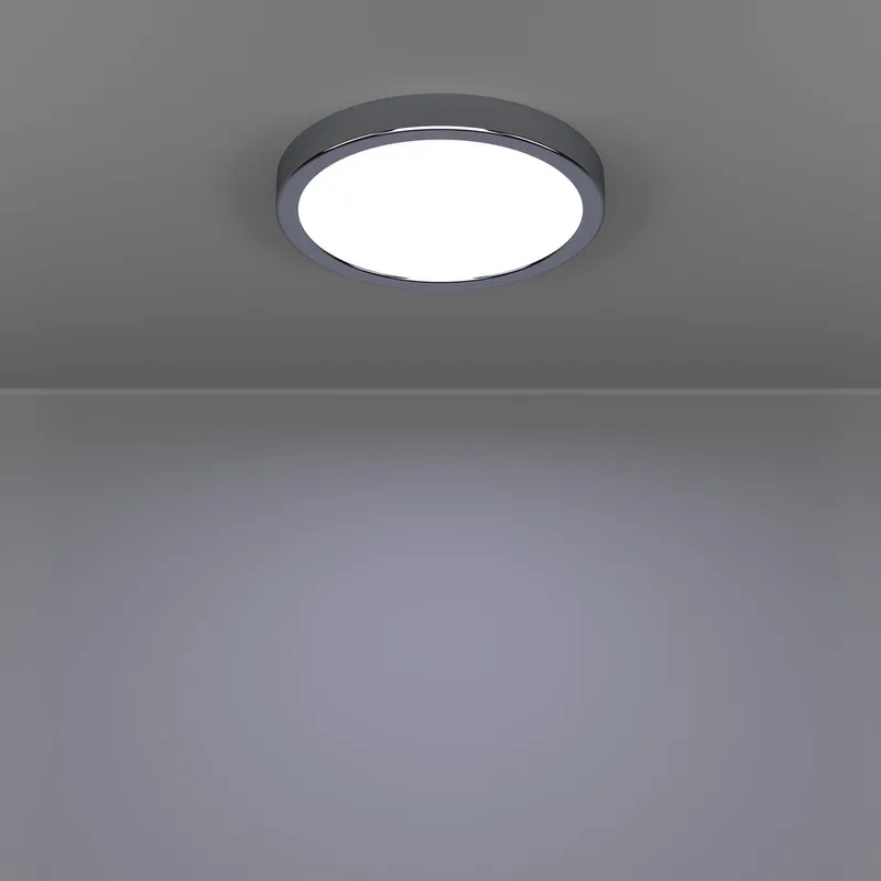 Utanpåliggande lampa Fueva Rund - Krom - Belysning - Inomhusbelysning & lampor - Taklampor & takbelysning - Plafond