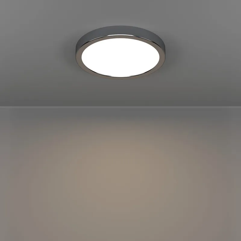 Utanpåliggande lampa Fueva Rund - Krom - Belysning - Inomhusbelysning & lampor - Taklampor & takbelysning - Plafond