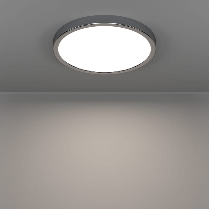 Utanpåliggande lampa Fueva Rund - Krom - Belysning - Inomhusbelysning & lampor - Taklampor & takbelysning - Plafond