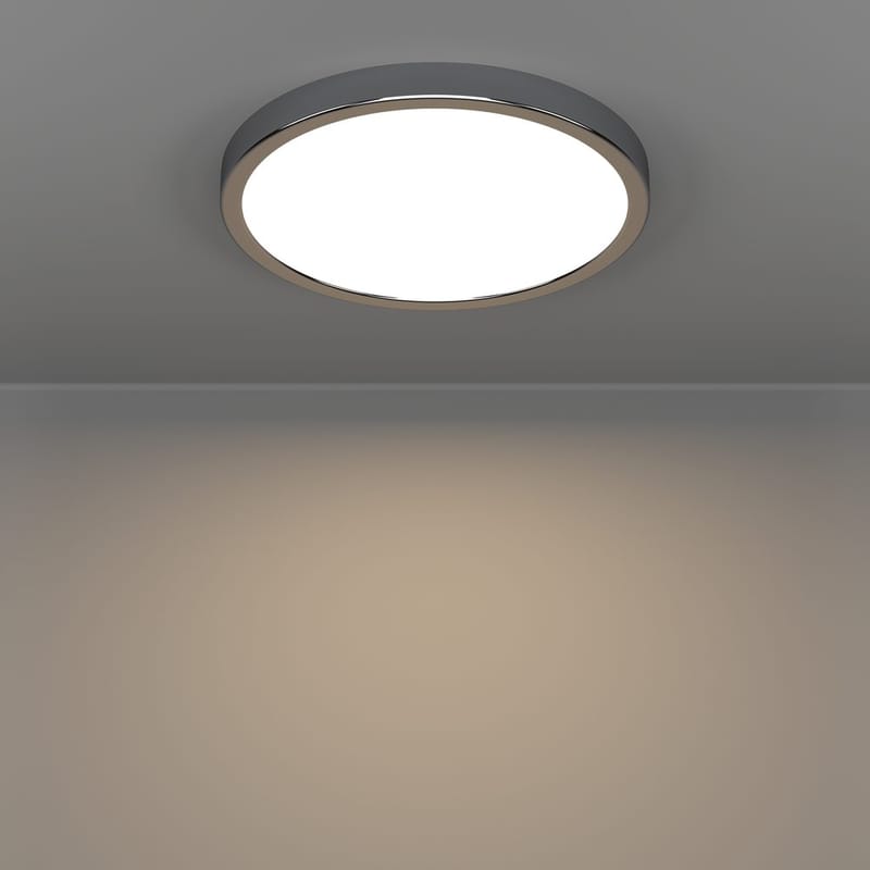 Utanpåliggande lampa Fueva Rund - Krom - Belysning - Inomhusbelysning & lampor - Taklampor & takbelysning - Plafond