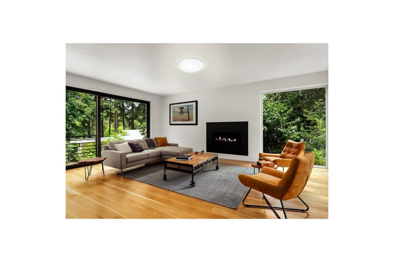 Vägg-/Taklampa Eglo Sileras 450 mm - Vit - Belysning - Inomhusbelysning & lampor - Taklampor & takbelysning - Plafond