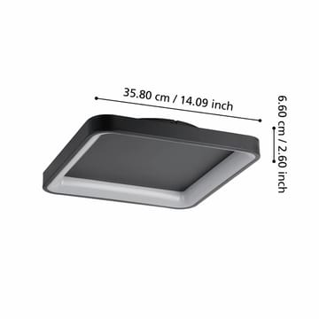 Vägg-/Taklampa Loretello - 35 cm - Belysning - Inomhusbelysning & lampor - Taklampor & takbelysning - Plafond