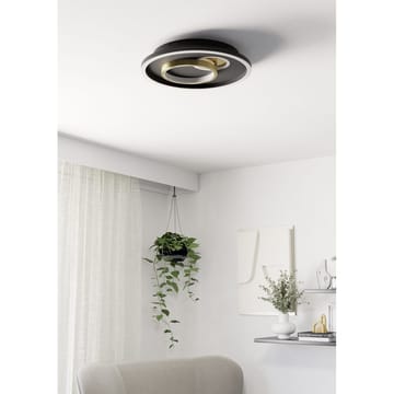 Vägg-/Taklampa Tiriolo - Svart/Guld - Belysning - Inomhusbelysning & lampor - Taklampor & takbelysning - Plafond