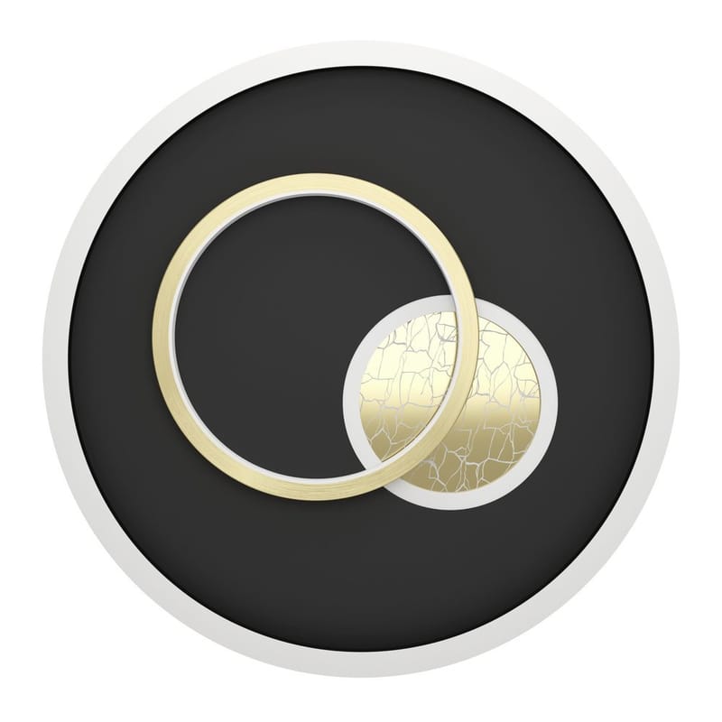 Vägg-/Taklampa Tiriolo - Svart/Guld - Belysning - Inomhusbelysning & lampor - Taklampor & takbelysning - Plafond