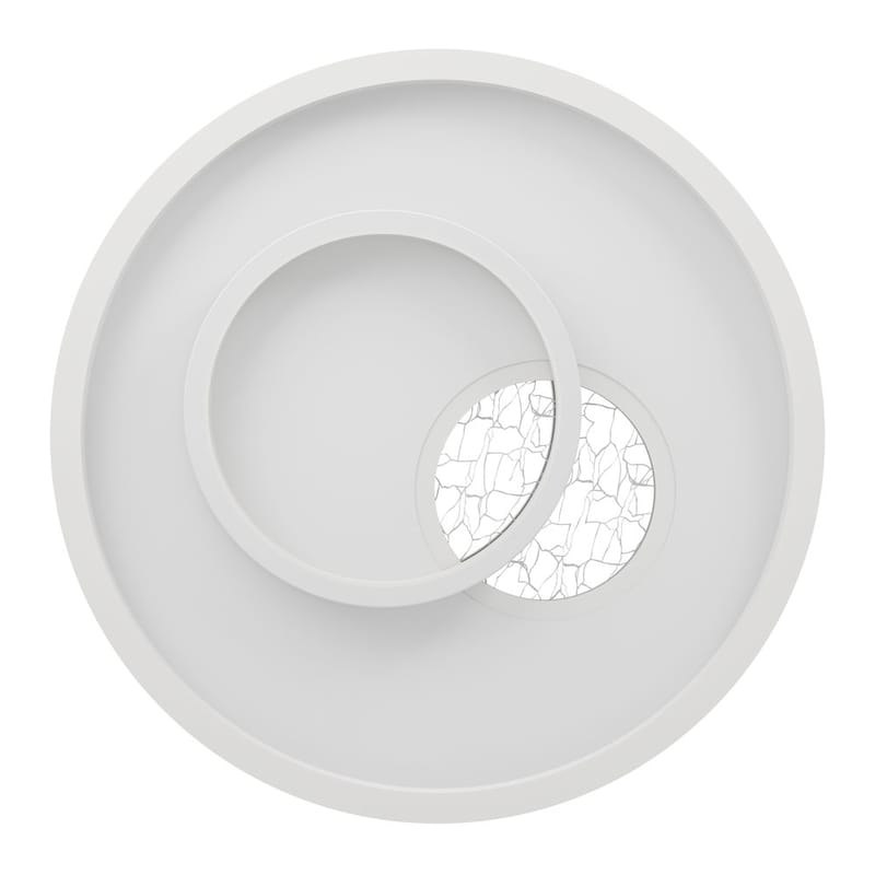 Vägg-/Taklampa Tiriolo - Vit/Silver - Belysning - Inomhusbelysning & lampor - Taklampor & takbelysning - Plafond