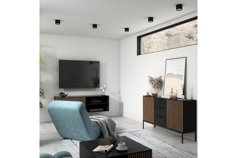 Vallum Plafond - Svart - Belysning - Inomhusbelysning & lampor - Taklampor & takbelysning - Plafond