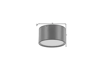 Vallum Plafond Rund - Svart - Belysning - Inomhusbelysning & lampor - Taklampor & takbelysning - Plafond