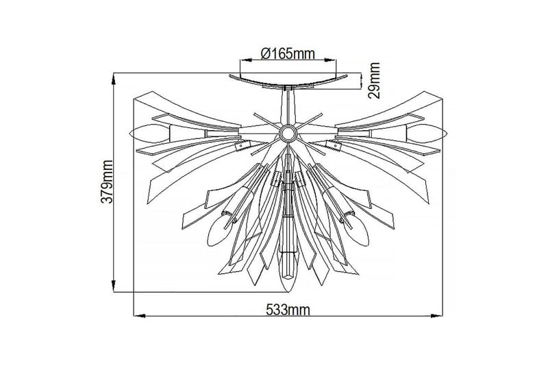Vida Hinkley Taklampa - GOLD - Belysning - Inomhusbelysning & lampor - Taklampor & takbelysning - Plafond