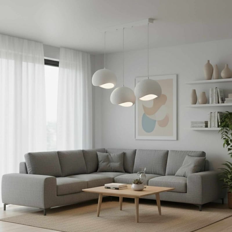 Vyrel Pendellampa - Vit - Belysning - Inomhusbelysning & lampor - Taklampor & takbelysning - Kristallkrona & takkrona