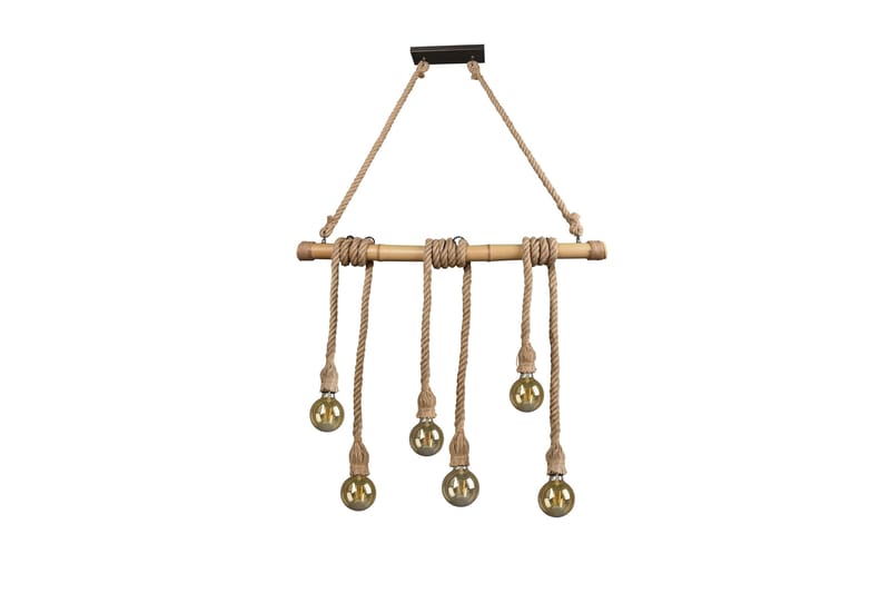 Wilma Taklampa 6L E27 bambu/ sisal - Sisal - Belysning - Inomhusbelysning & lampor - Taklampor & takbelysning - Kökslampa & pendellampa