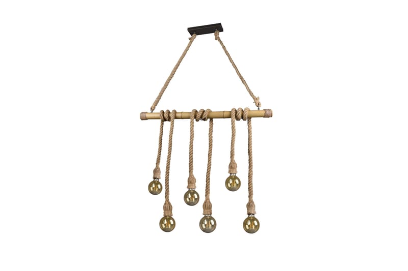 Wilma Taklampa 6L E27 bambu/ sisal - Sisal - Belysning - Inomhusbelysning & lampor - Taklampor & takbelysning - Kökslampa & pendellampa