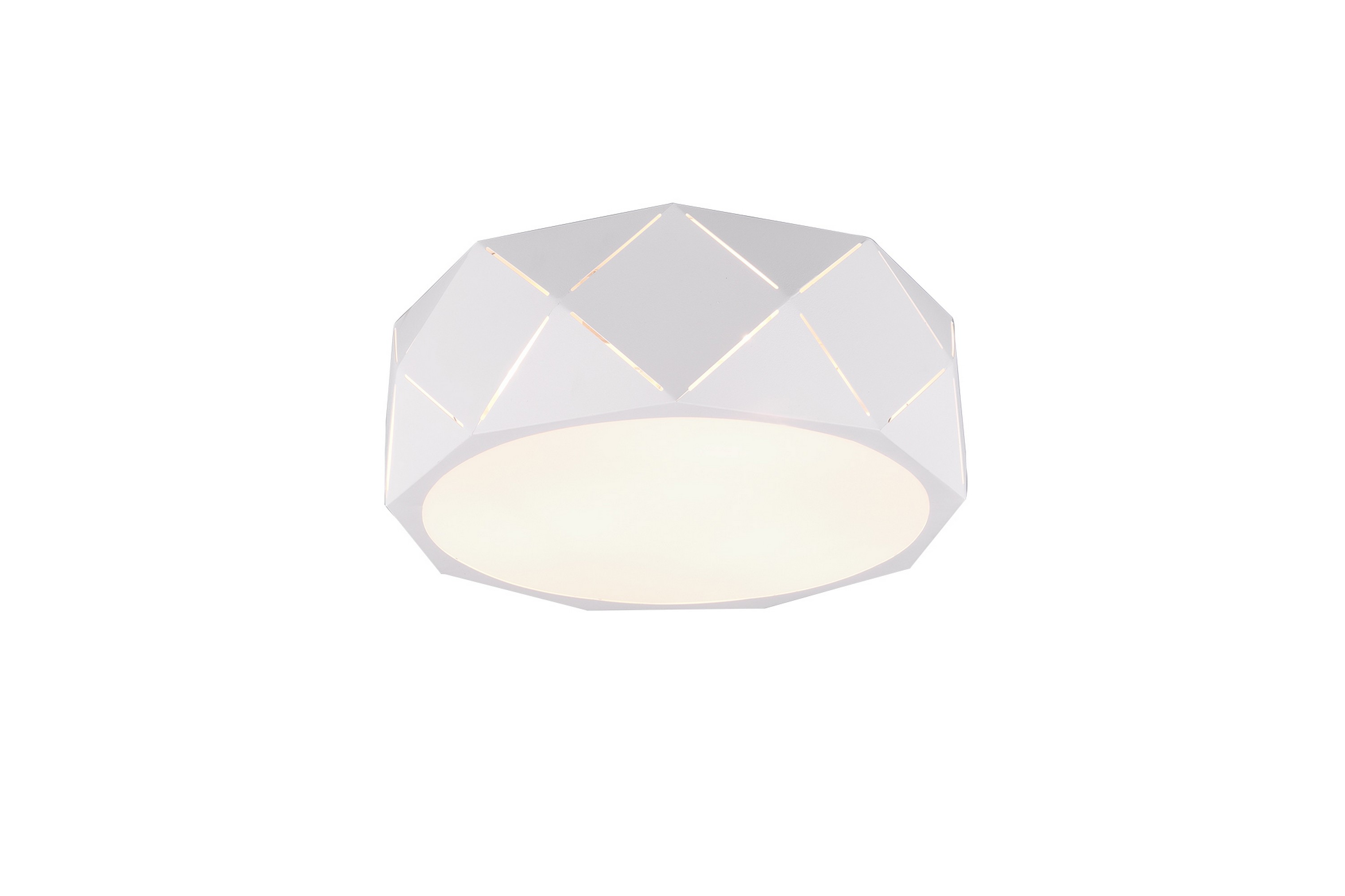 ZANDOR Plafond 3L E27 mattvit - Matt vit