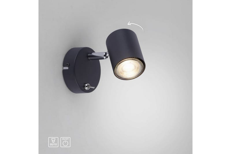 Tarik Just Light Vägglampa - Anthracite Grey - Belysning - Inomhusbelysning & lampor - Vägglampor & väggbelysning