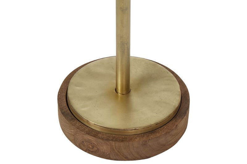 Tenedos Bordslampa 77 cm E27 - Mässing/Mörk trä - Belysning - Inomhusbelysning & lampor - Sänglampa - Sängbordslampa