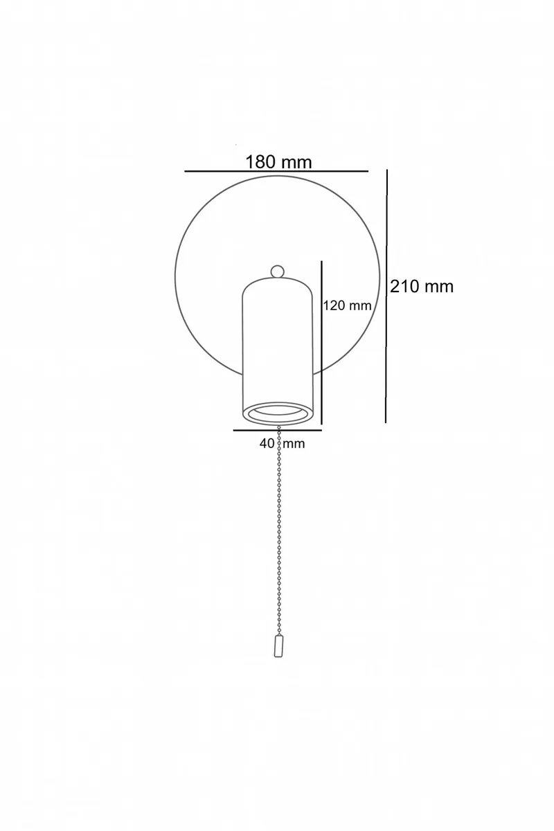 Tharosel Vägglampa 21 cm - Beige Ek - Belysning - Inomhusbelysning & lampor - Vägglampor & väggbelysning