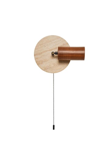 Tharosel Vägglampa 21 cm - Beige Valnöt - Belysning - Inomhusbelysning & lampor - Vägglampor & väggbelysning