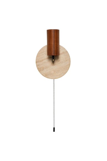 Tharosel Vägglampa 21 cm - Beige Valnöt - Belysning - Inomhusbelysning & lampor - Vägglampor & väggbelysning