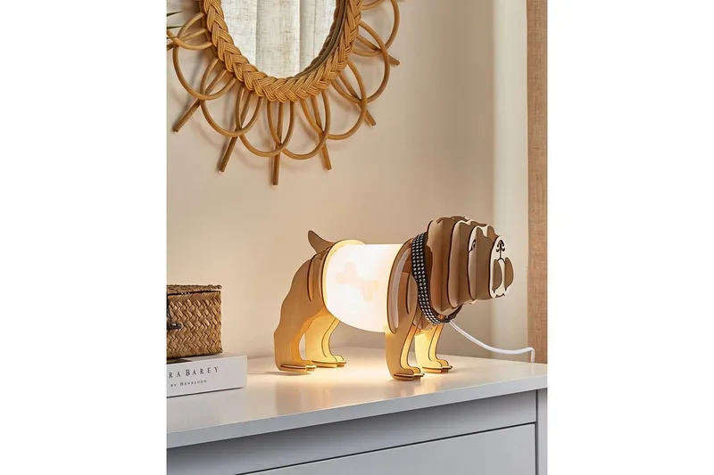 Tinker Bordslampa 22 cm E14 - Ljus trä - Belysning - Inomhusbelysning & lampor - Sänglampa - Sängbordslampa