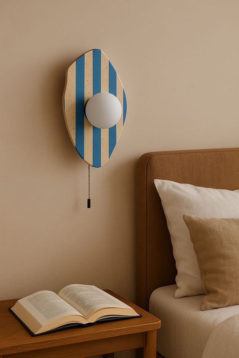 Torlic Vägglampa 10 cm - Beige, Vit, Blå - Belysning - Inomhusbelysning & lampor - Vägglampor & väggbelysning