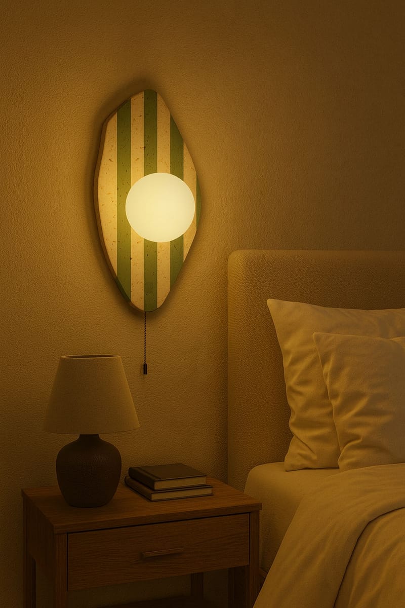 Torlic Vägglampa 10 cm - Beige, Vit, Grön - Belysning - Inomhusbelysning & lampor - Vägglampor & väggbelysning