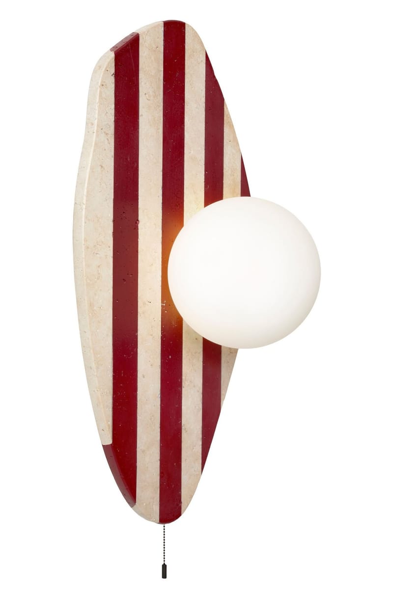 Torlic Vägglampa 10 cm - Beige, Vit, Röd - Belysning - Inomhusbelysning & lampor - Vägglampor & väggbelysning