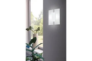 Vägg-/Taklampa Eglo Metrass 2 Vit/Satin - Vit - Belysning - Inomhusbelysning & lampor - Vägglampor & väggbelysning